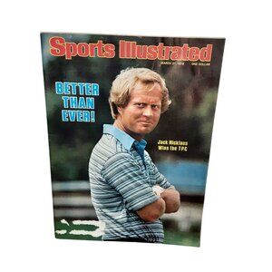 Sports Illustrated March 27 1978 Jack Nicklaus label off